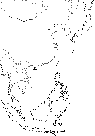 east asia map political. south-east asia map great