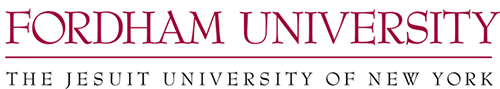 Fordham University Logo with Tagline
