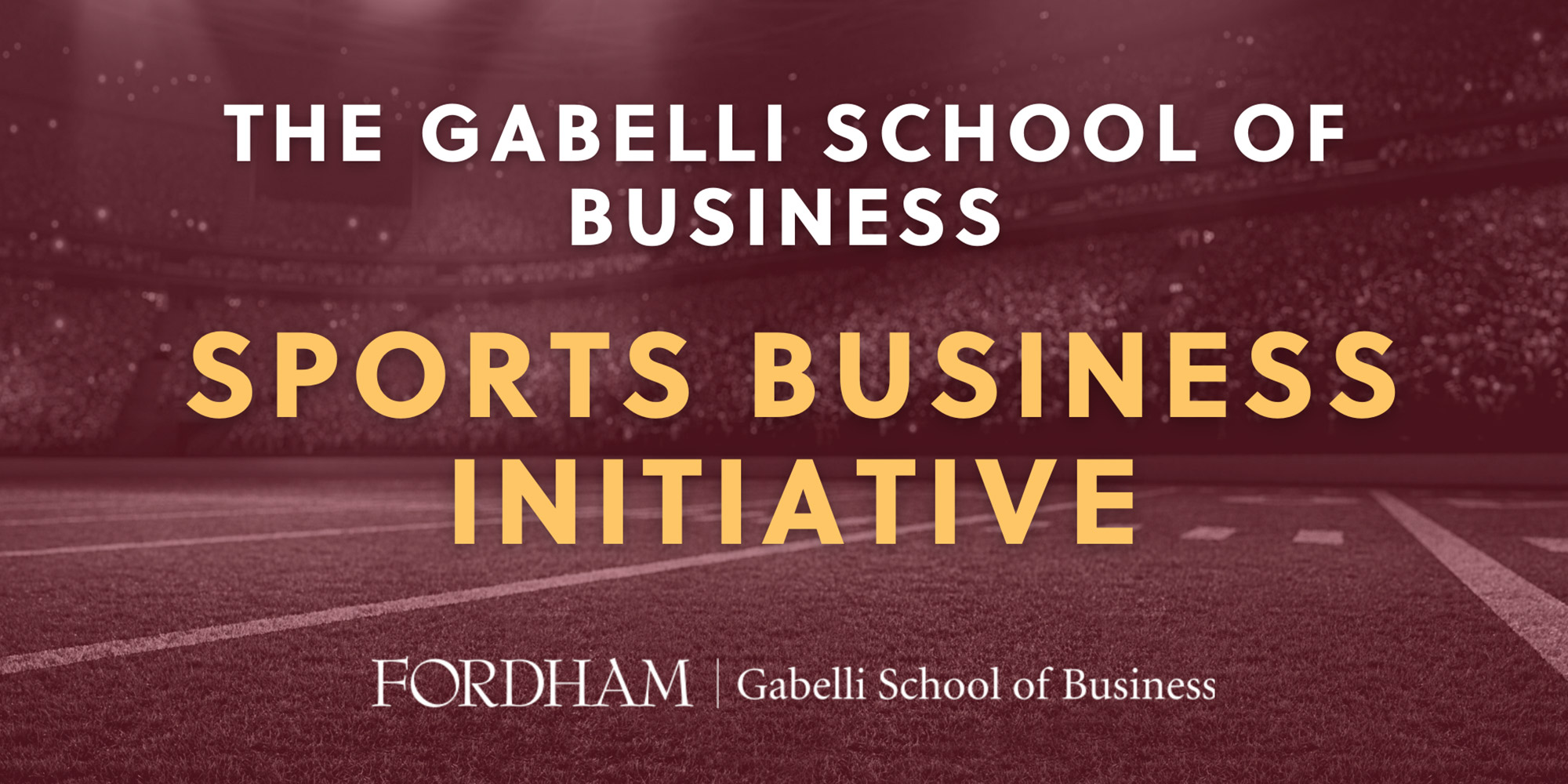 Gabelli Sports Business Initiative Banner