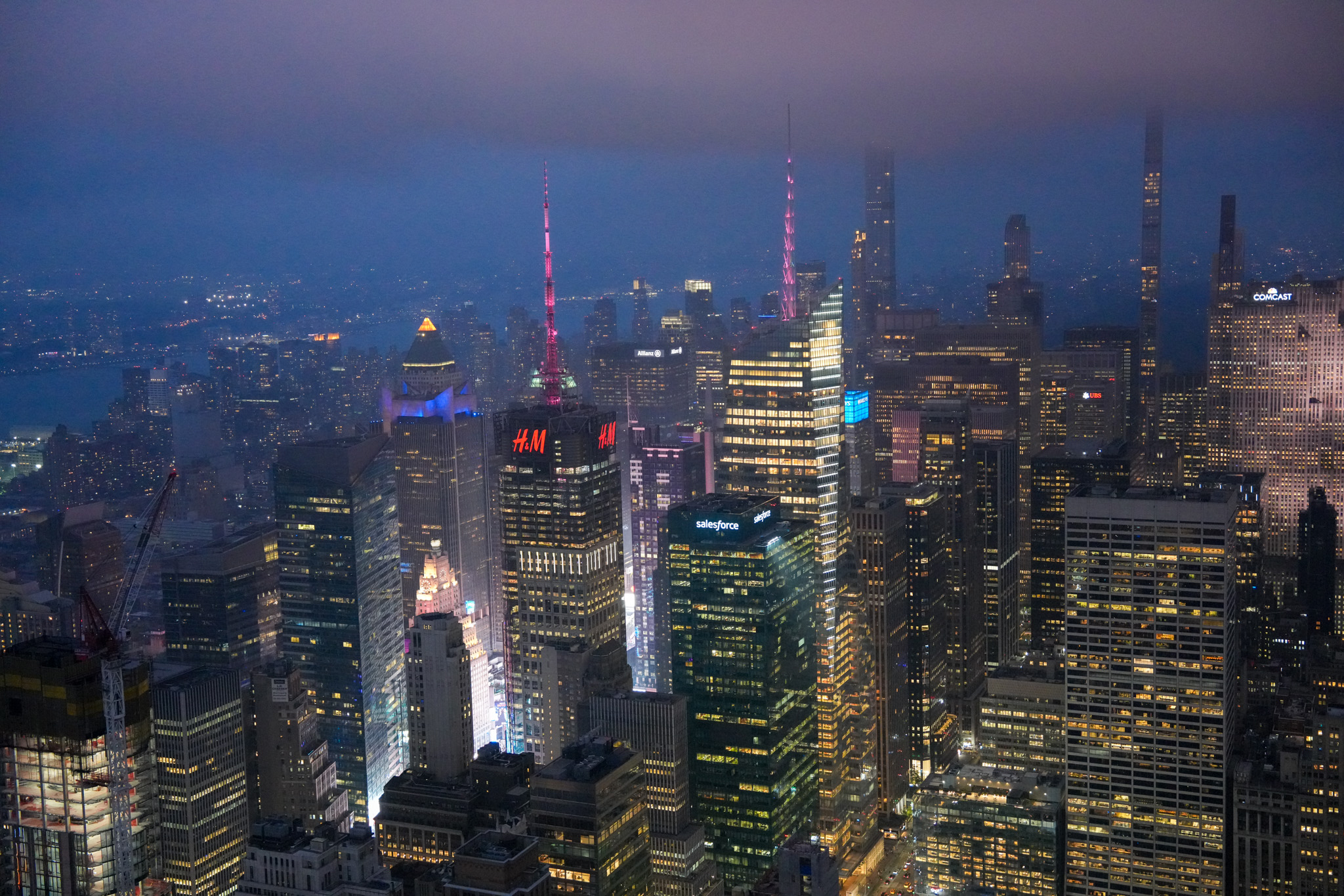 NYC Skyline at night