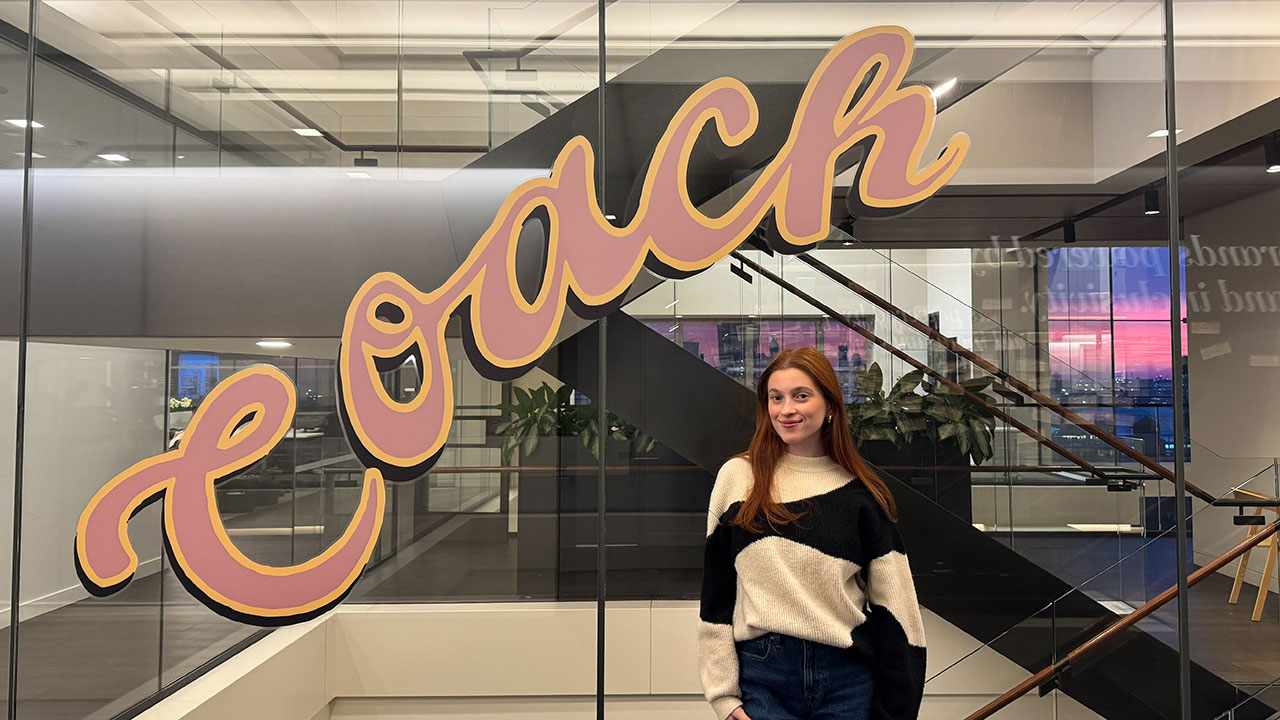 Erica Lubomirsky at the Coach Offices in Manhattan