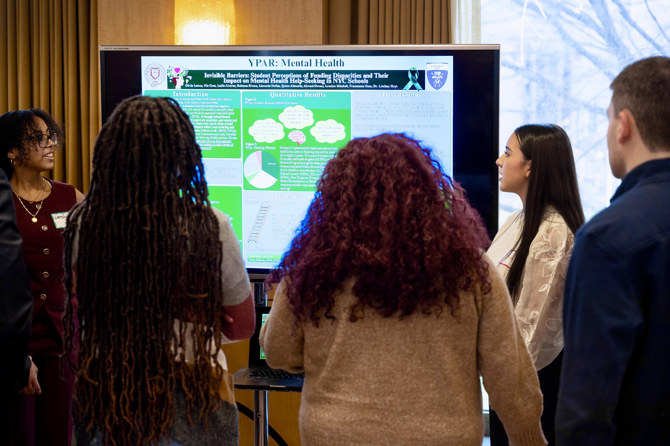 Fordham students present psychology research at YPAR event