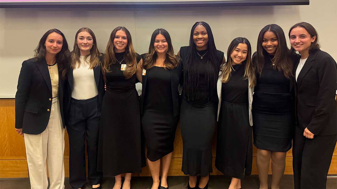 Smart Woman Securities pose at fund launch event