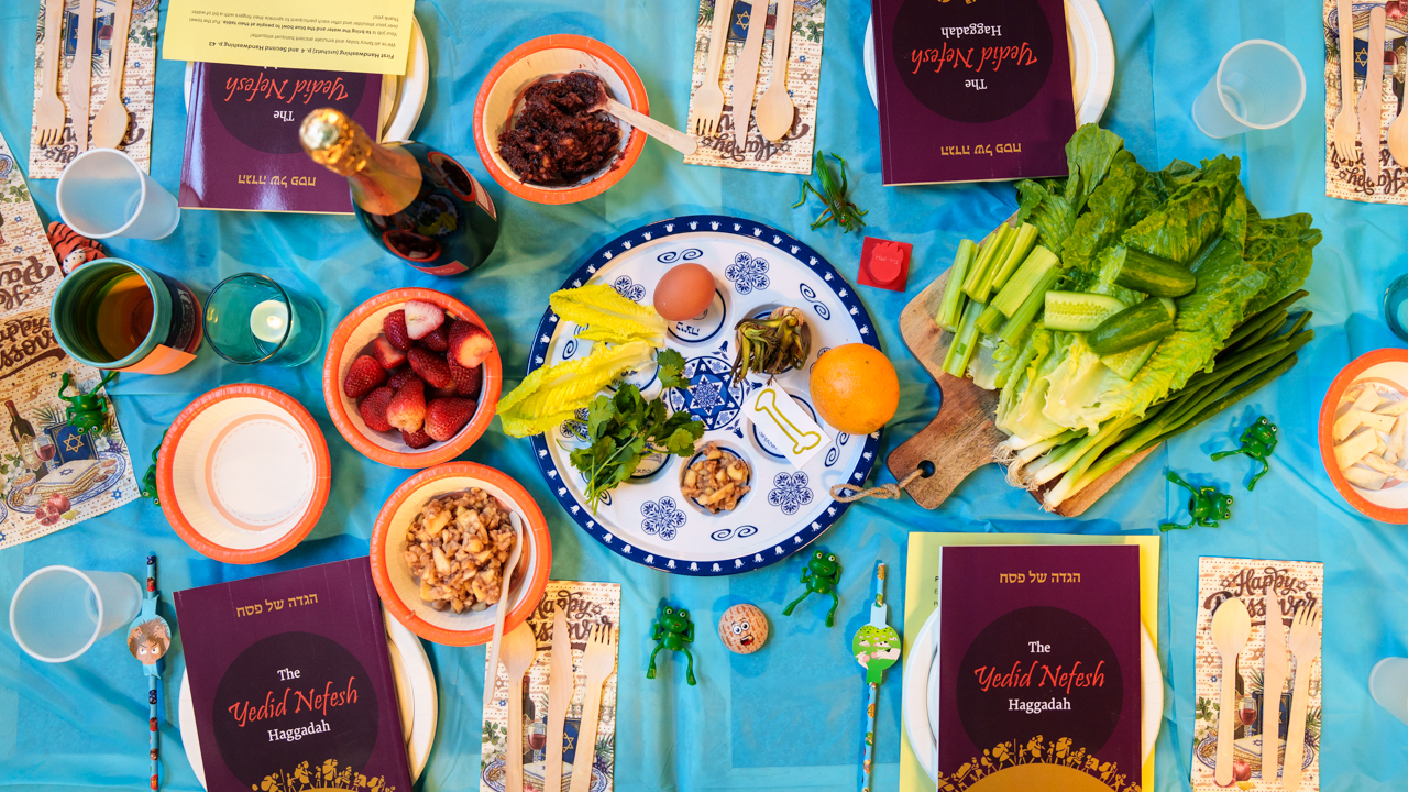 A Seder meal