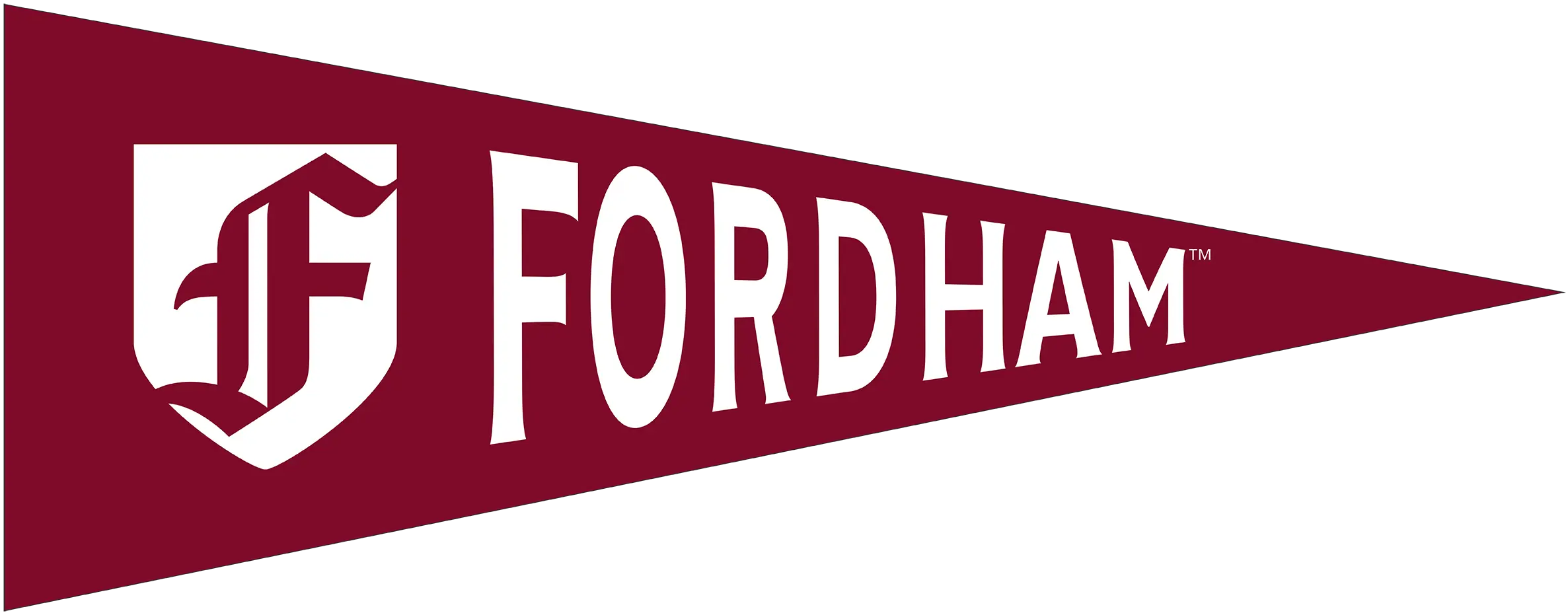 Mock-Up of Fordham Pennant