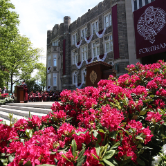 Commencement with Flower Garden.