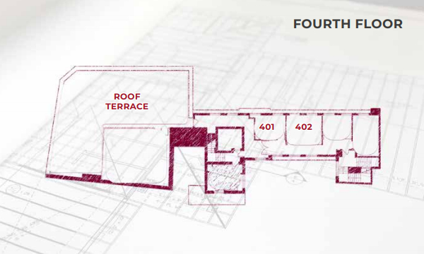 Fordham London Fourth Floor Floor Plan.