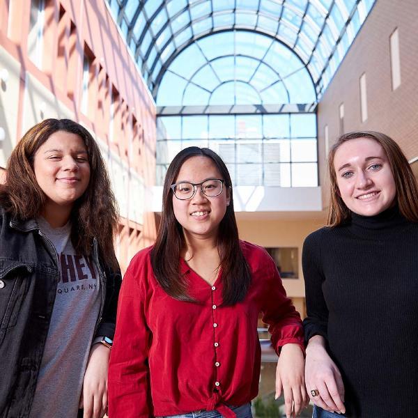 Three students together