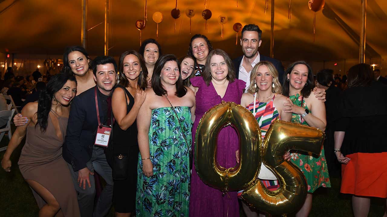 Members of the Class of 2005 celebrated their 20-year reunion milestone at the Jubilee Gala.