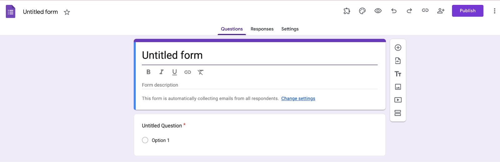 Google Form Tutorial