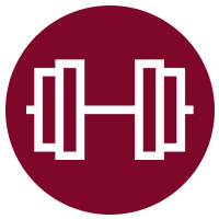 Small gym area icon