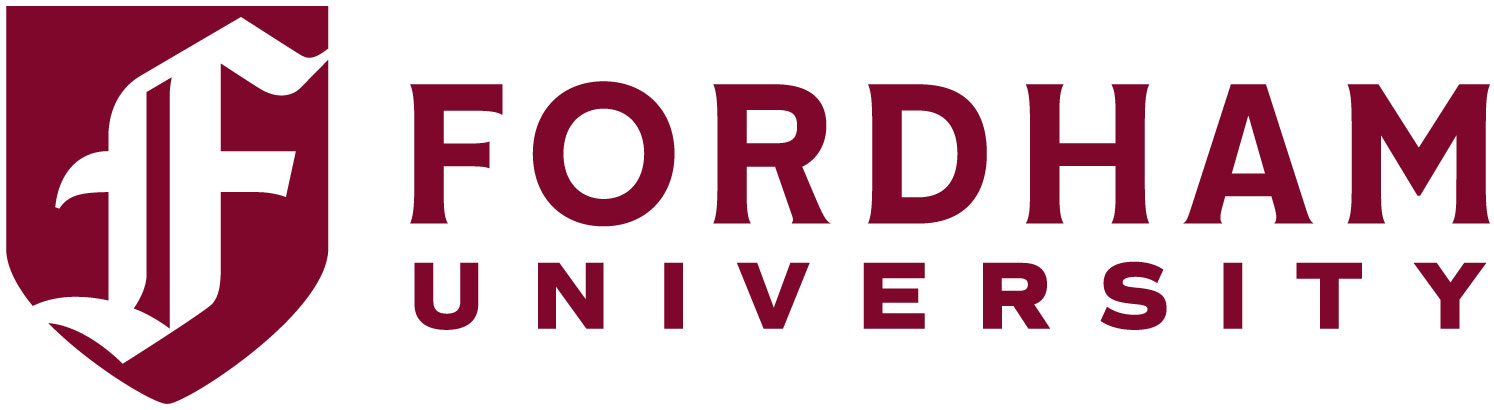 Fordham university horizontal sheild in maroon