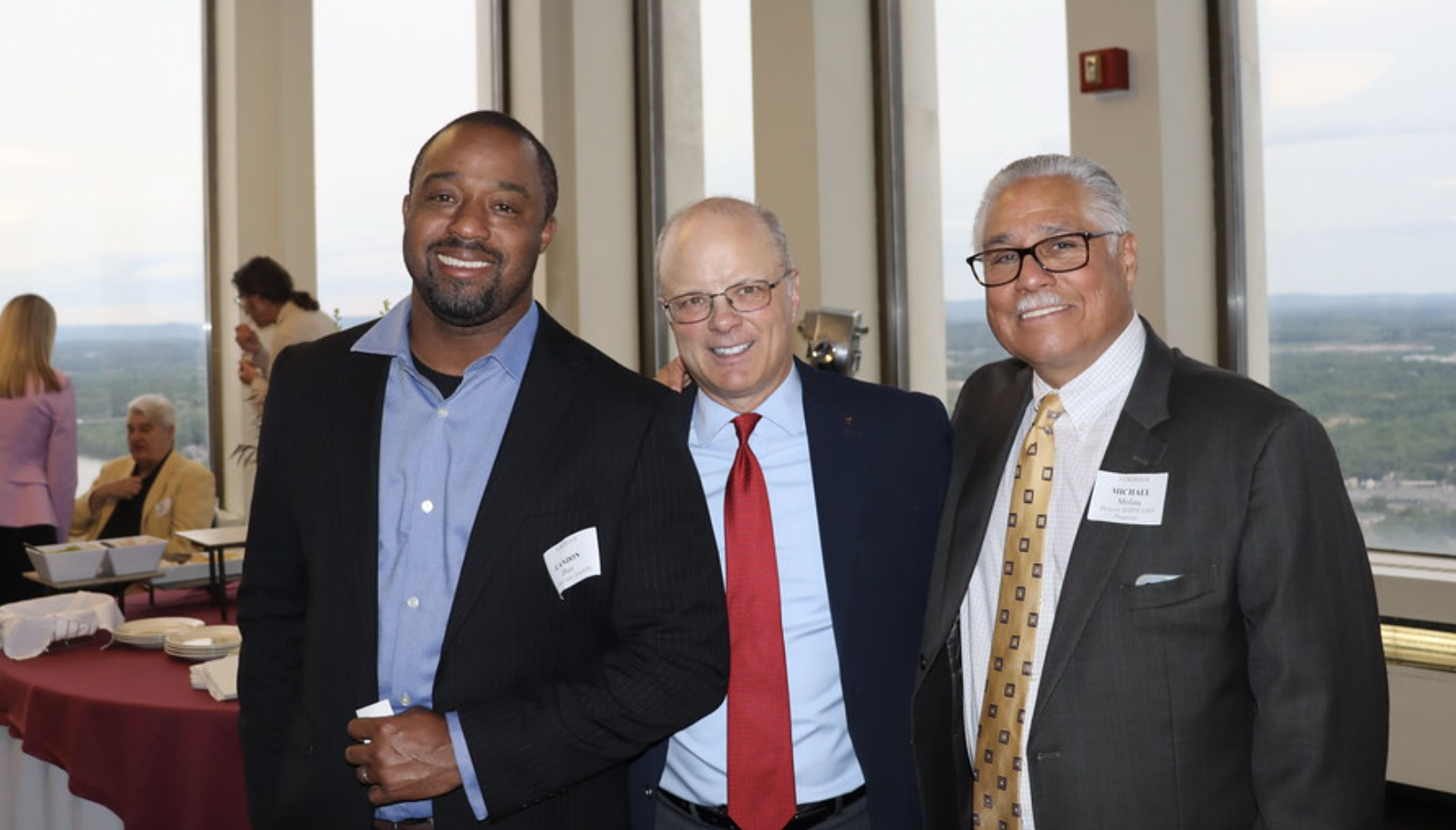 Assembly Member Landon Dais and Fordham alums