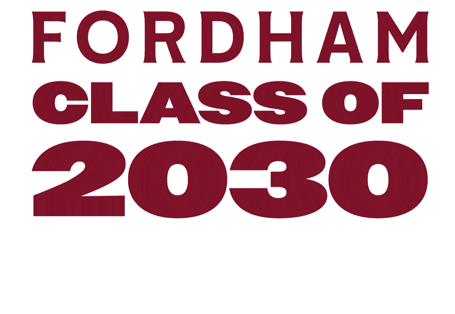 Class of 2030 Taxi in Maroon