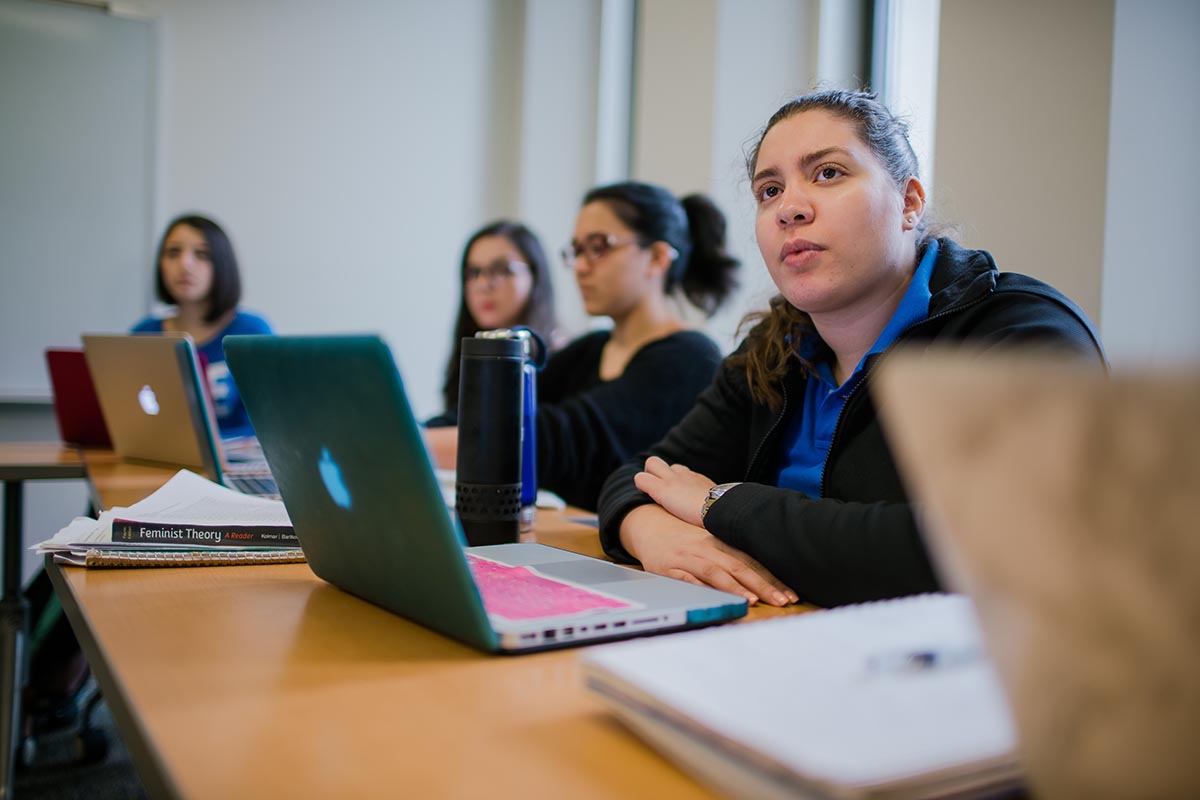 Students in a classroom