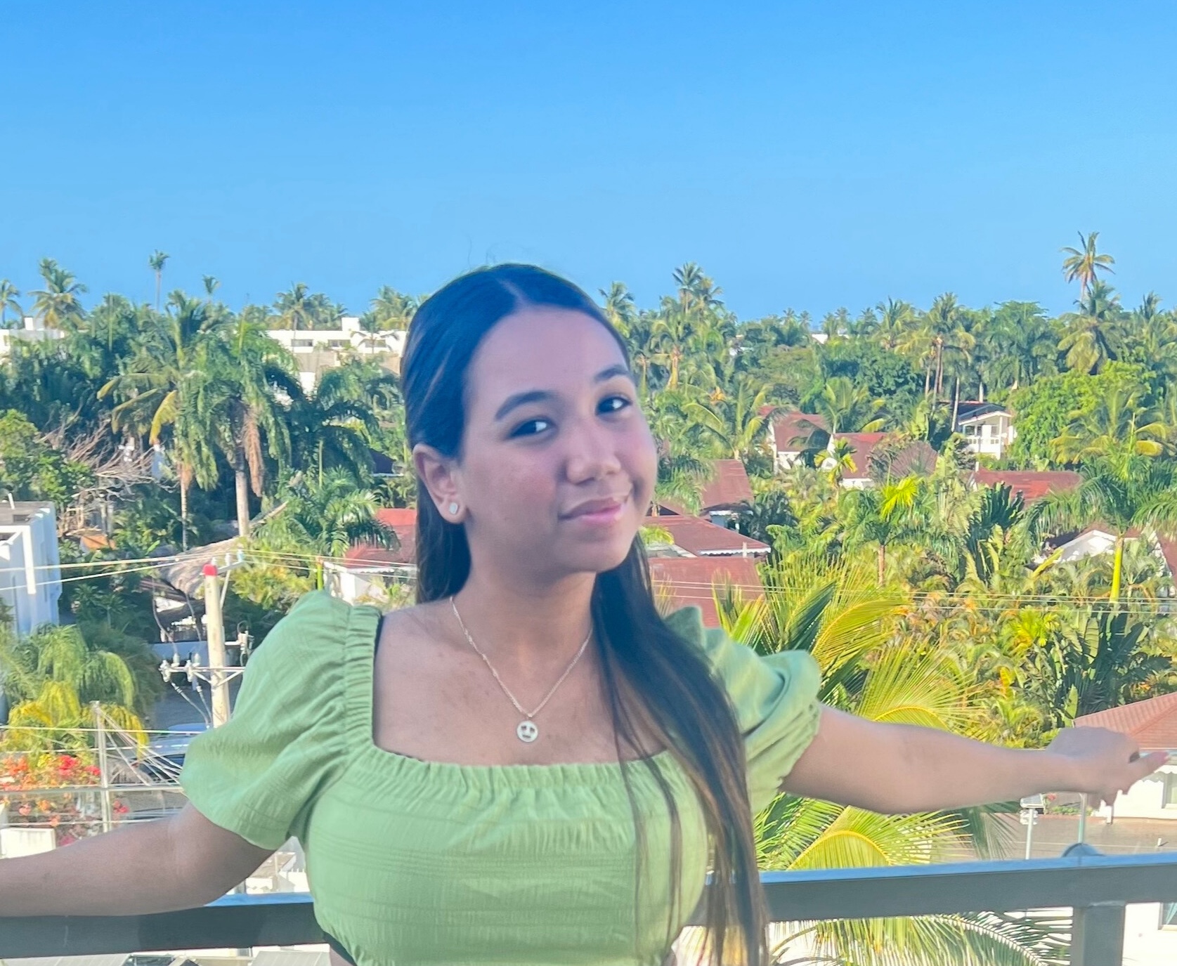 Gerarny posing for a picture