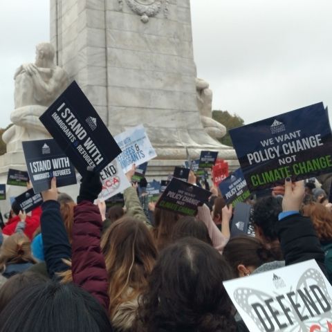 students protesting