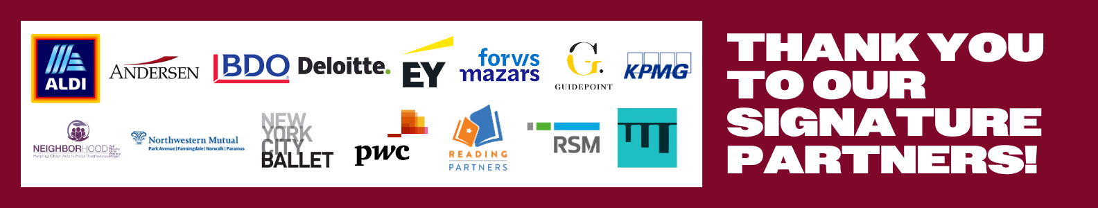 Company logos of the Career Center's 2025 Signature Partners.