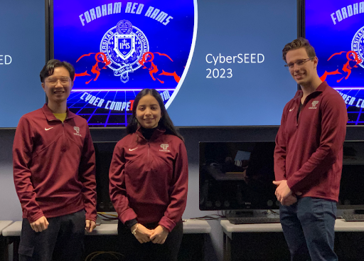 Fordham team at the 2023 CyberSEED competition