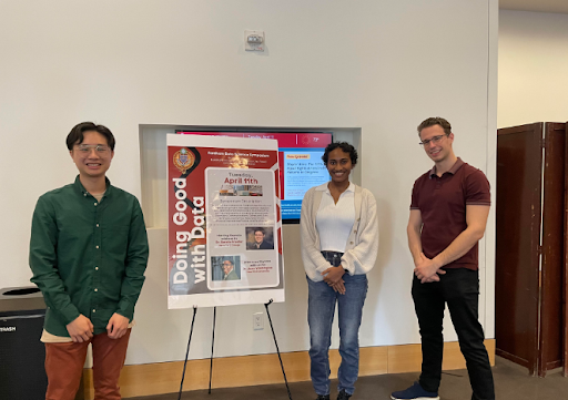 Students presenting at the Spring 23 Data Science Symposium