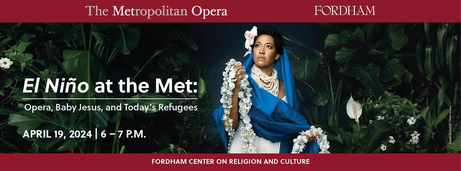 Poster of the Metropolitan Opera's new production El Nino