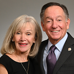 Robert D. Daleo, GABELLI ’72, and Linda Daleo