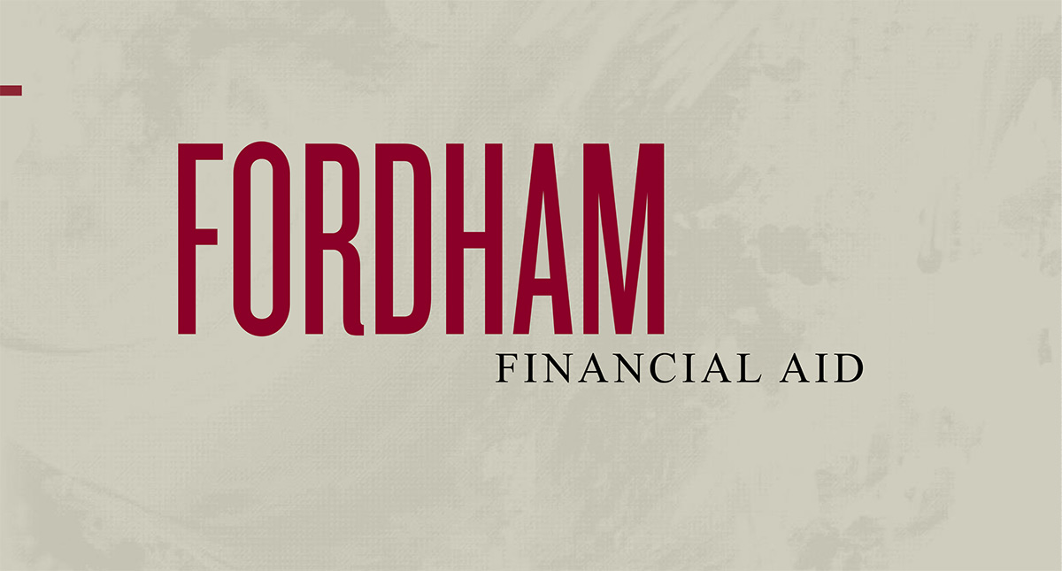 Fordham Financial Aid Fall 2022 Presentation