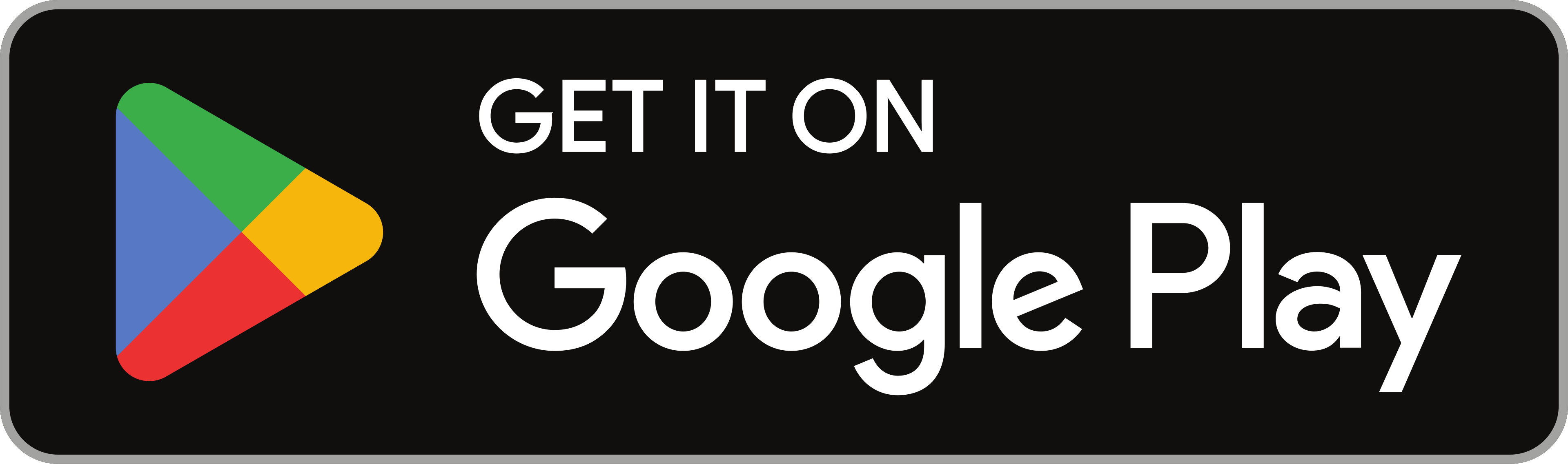 Google Play App Store download button