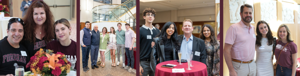 Parents Leadership Council parents smiling with their students at events