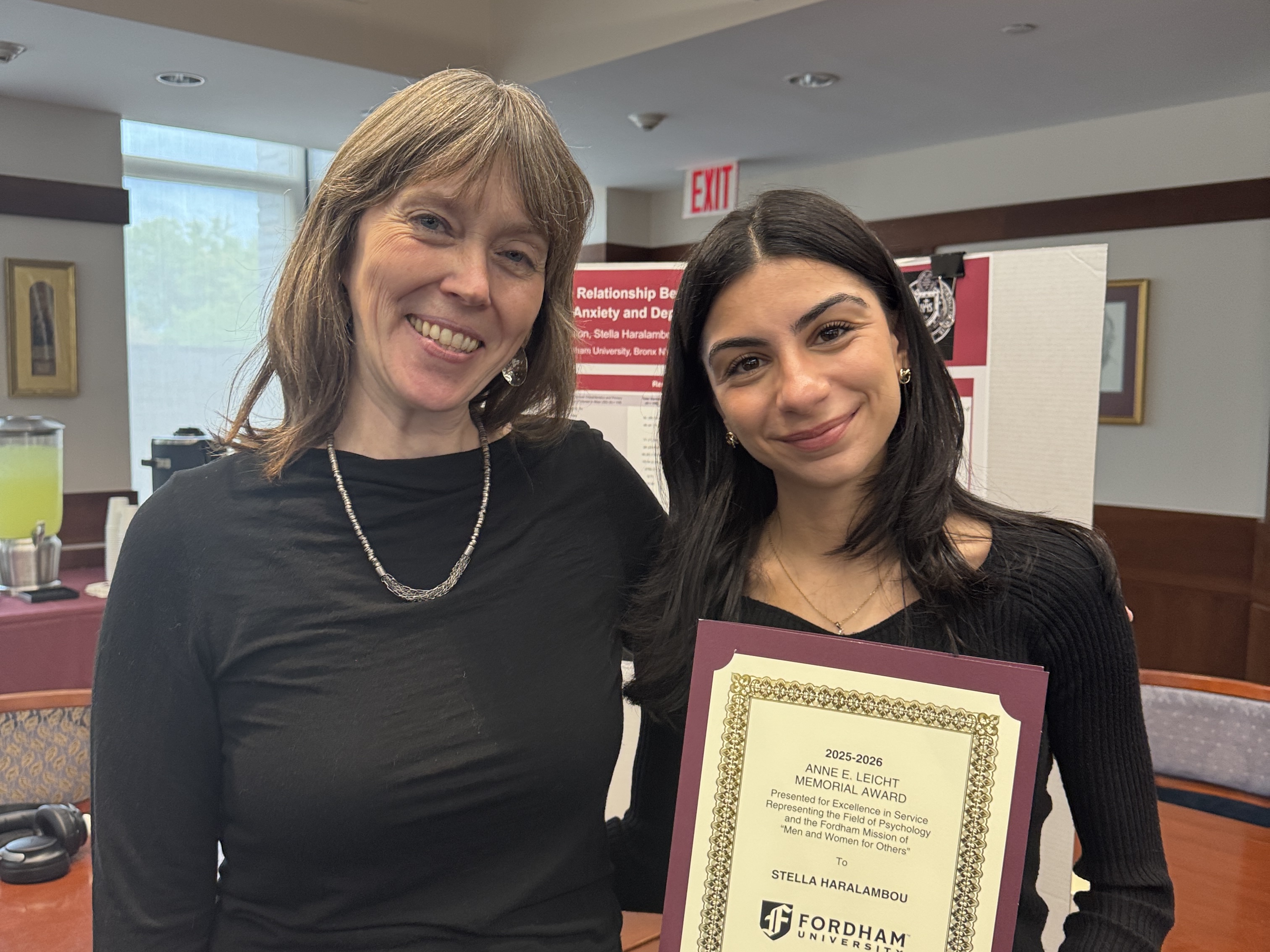 Dr. Zimmerman and Stella Haralambou