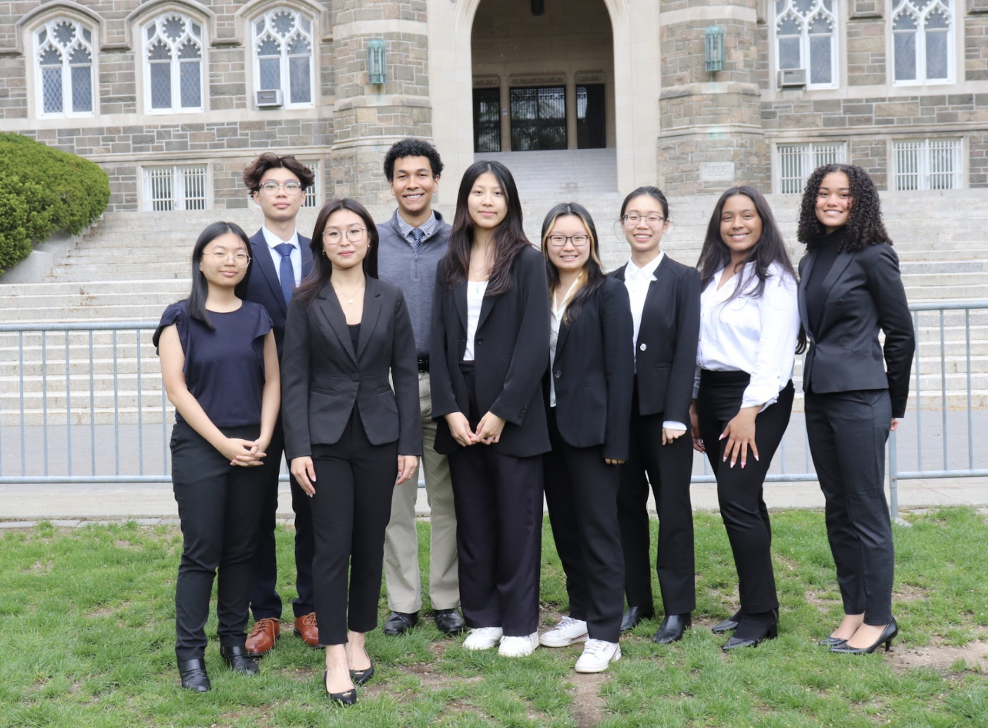 Commuting Students Association Members in Business Wear.