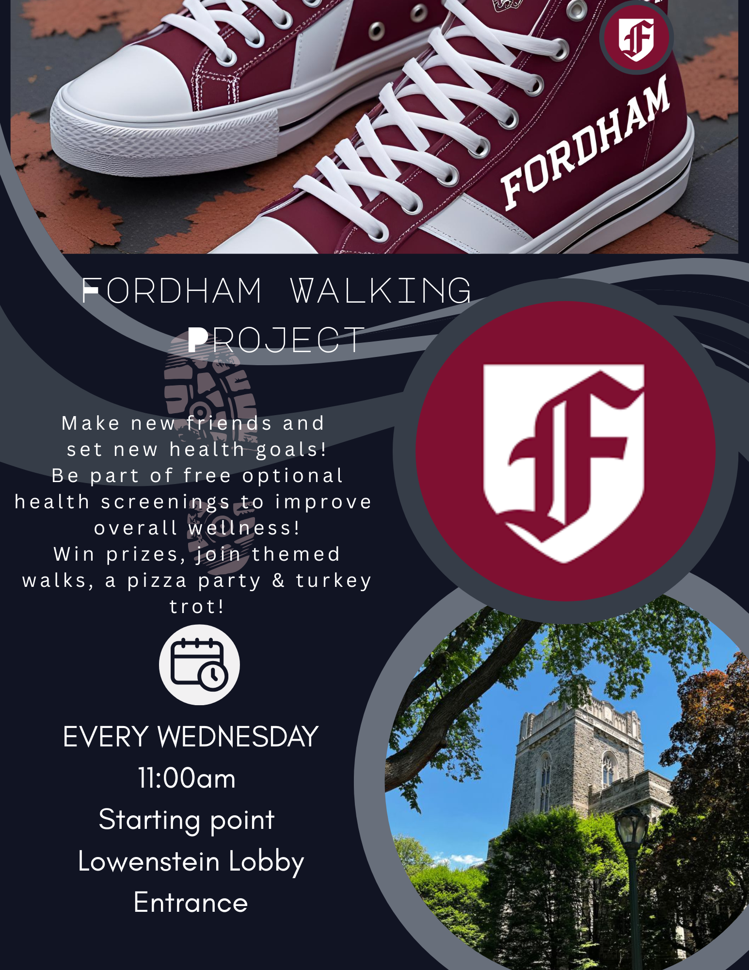 Lincoln Center Walking Group flyer