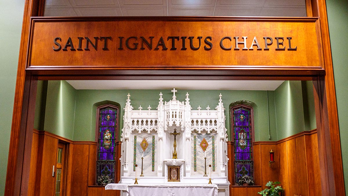 Saint Ignatius Chapel in Loyola Hall