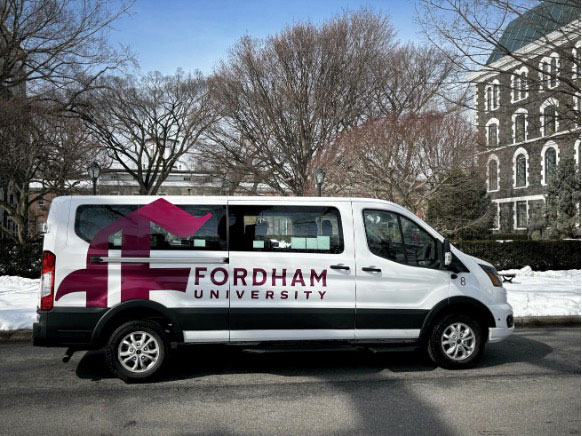 Ram Van at the Rose Hill Campus