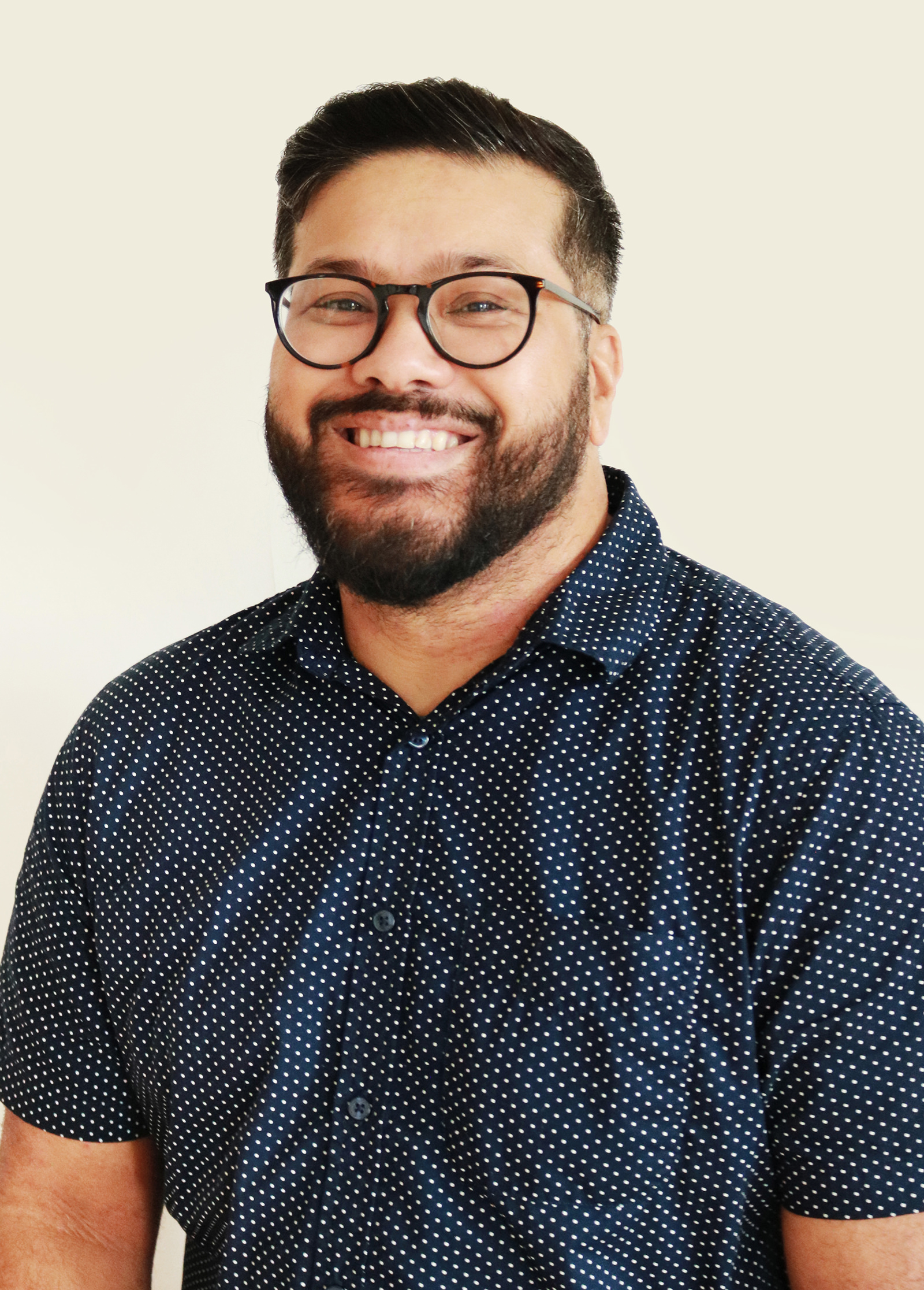 A photo of E. David de Leon, a doctoral student in the systematic studies track in the Theology Department at Fordham University
