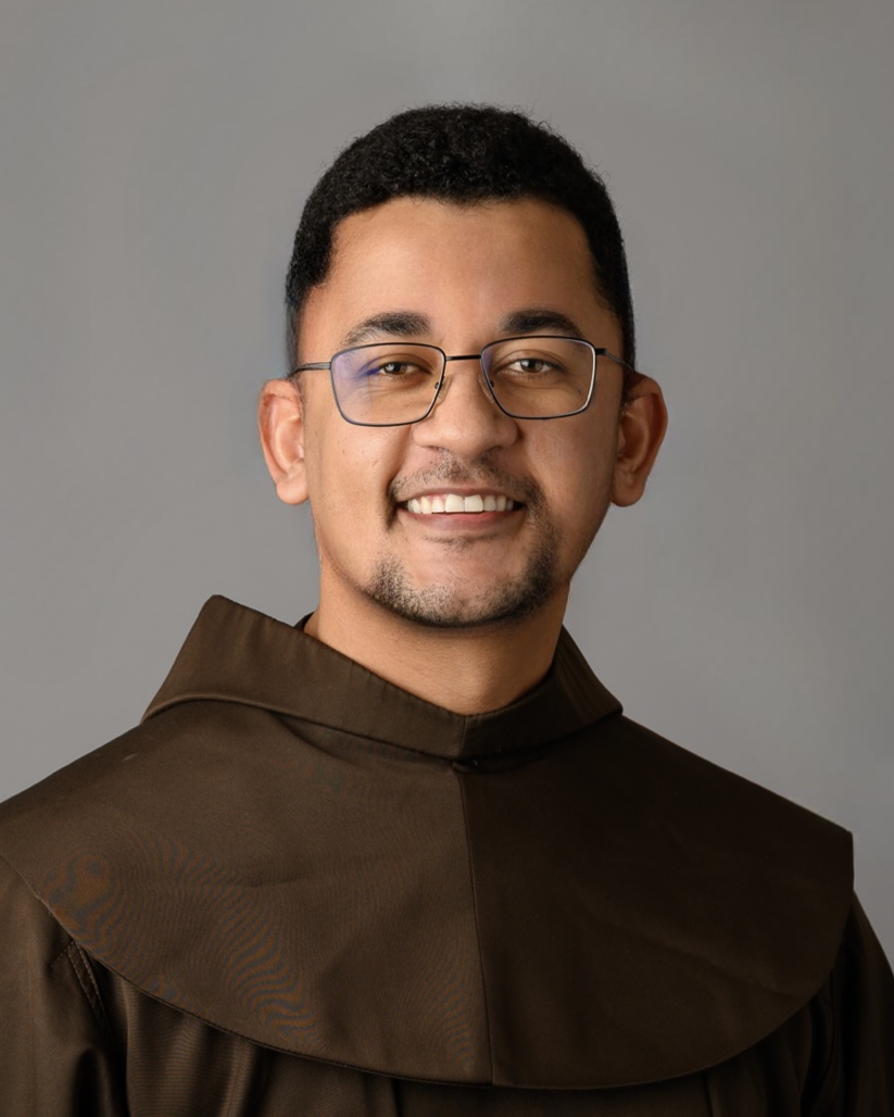 A photo of Faustino dos Santos, a Franciscan priest and a doctoral student in the systematic studies track in the Theology Department at Fordham University