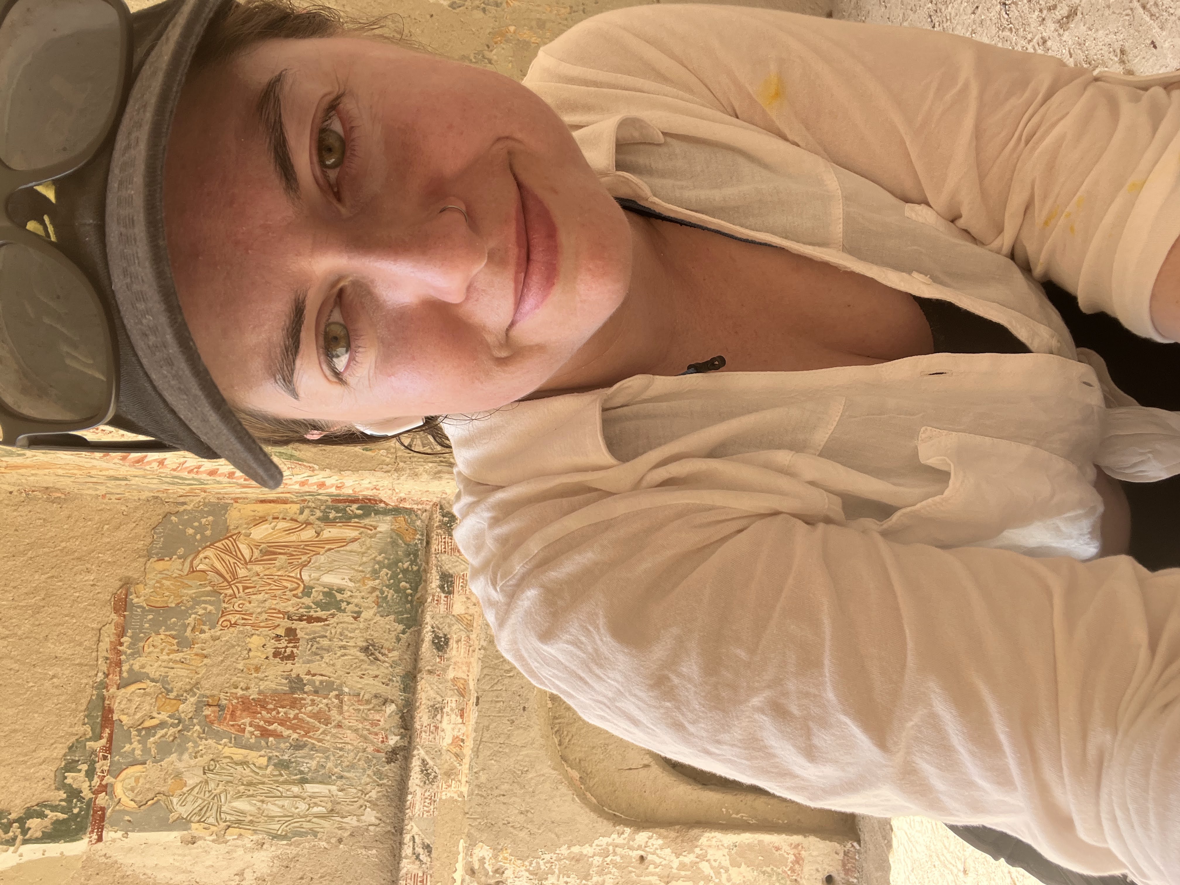 A photo of Mara Foley, a doctoral student in the Judaism and Christianity in Antiquity track in the Theology Department at Fordham University