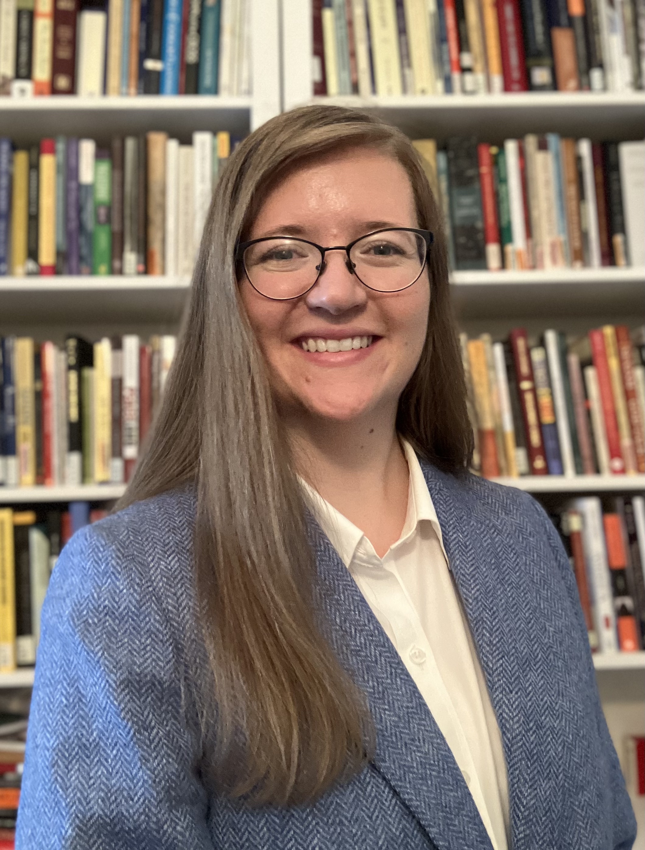A photo of Megan Gooley, a doctoral student in the theological and social ethics track in the Theology Department at Fordham University