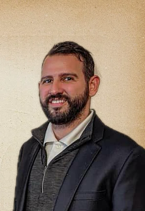 A photo of Menios Papadimitriou, a doctoral student in the modern historical theology track in the Theology Department at Fordham University