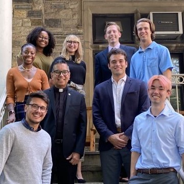 Loyola and Faber Residential Life Staff with RD Pearse and Father Lito