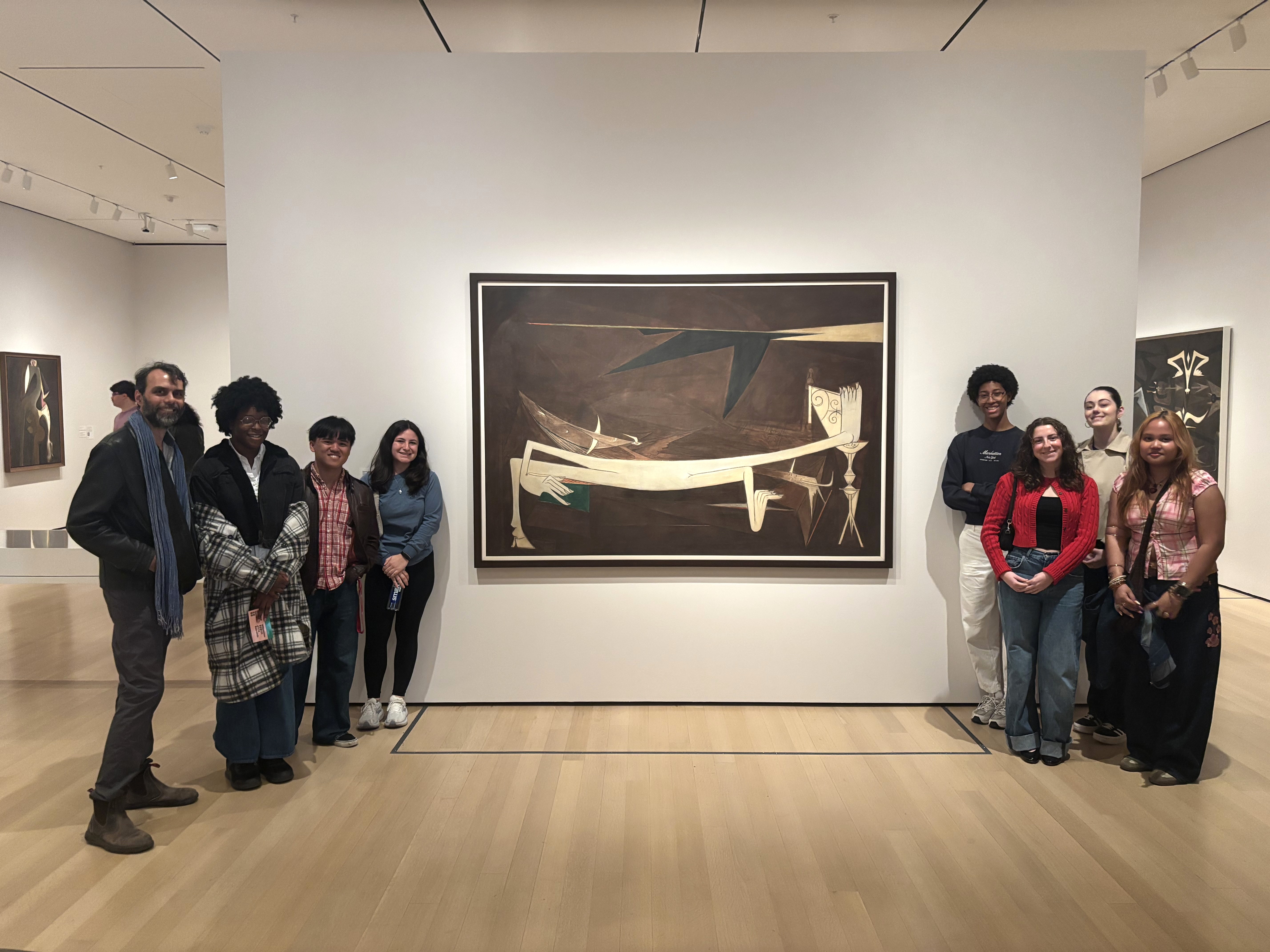 Students at MOMA