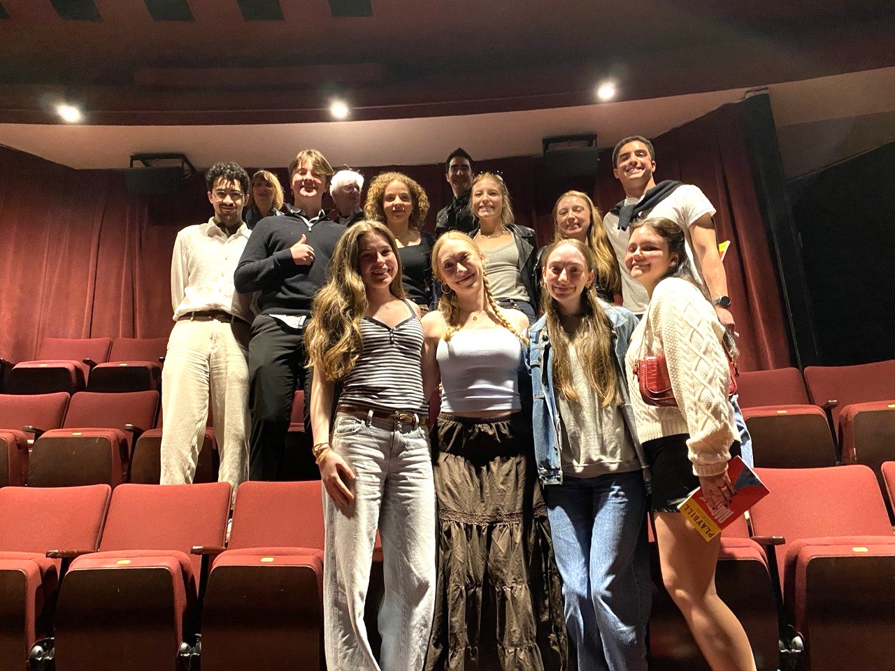 Students at Ragtime show
