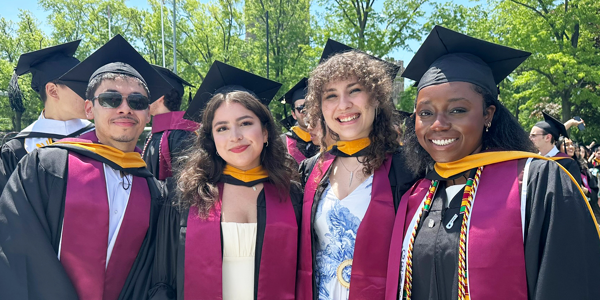 Graduates at Undergraduate Diploma Ceremony