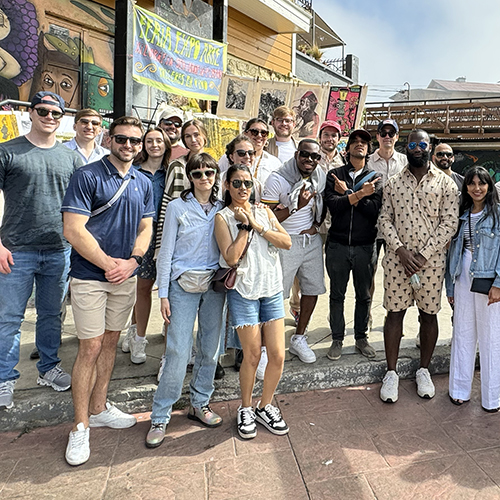 MBA Students on a Field Trip