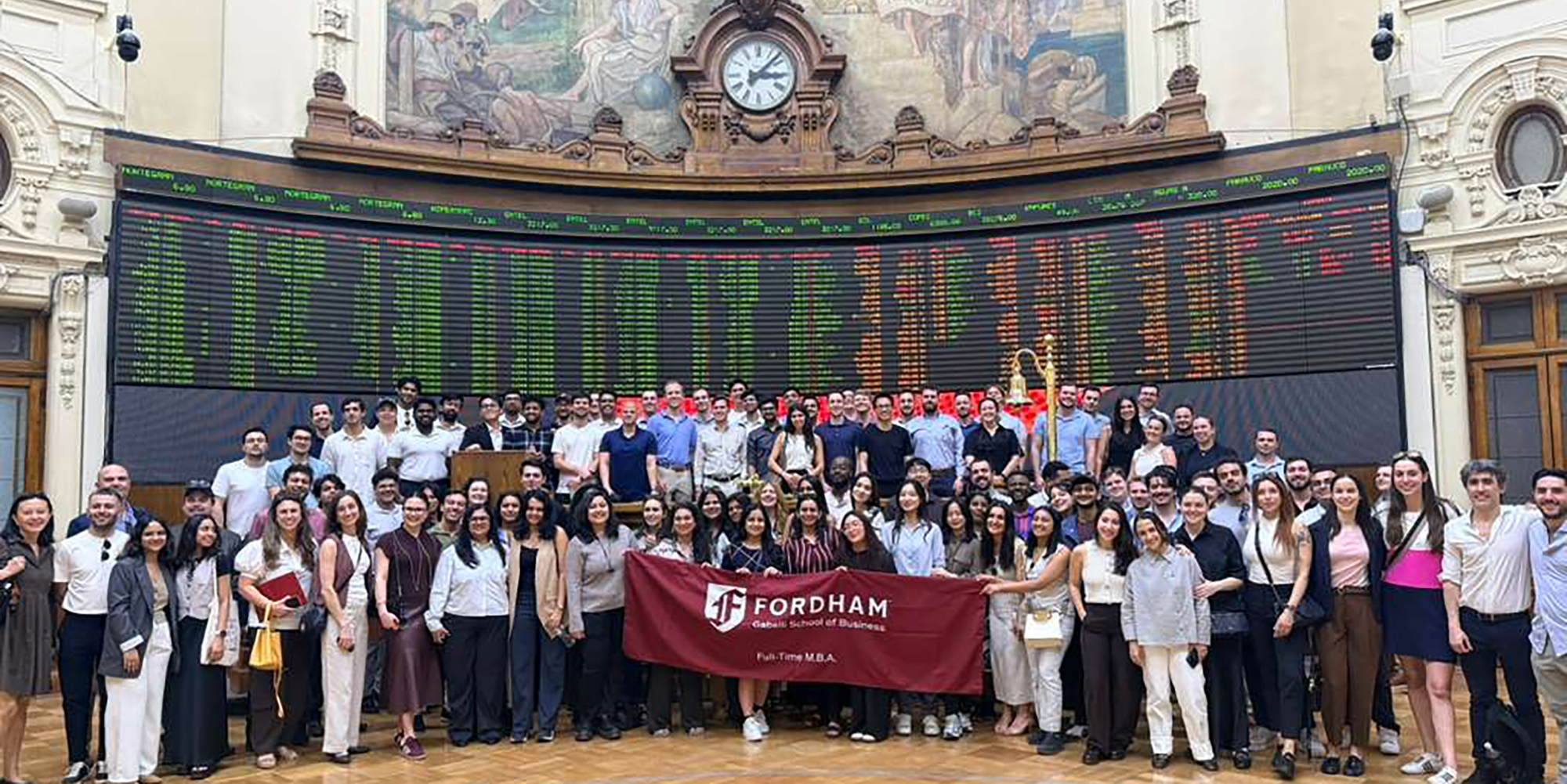 Students at Nuam - Stock Market