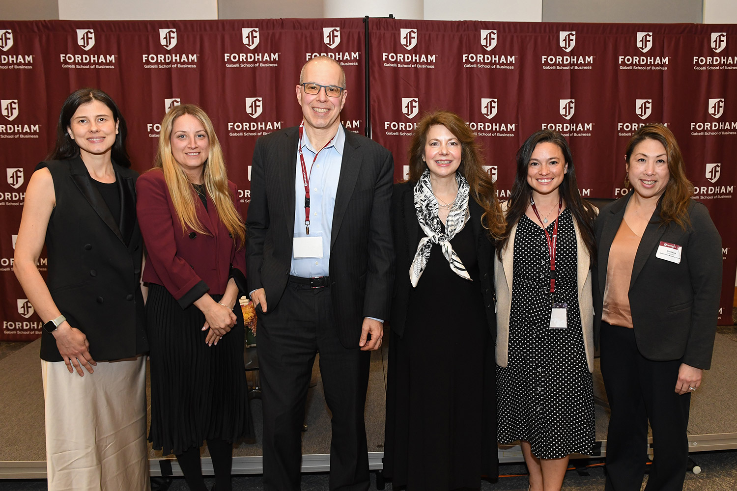 Smiling group of people at Responsible Business Center