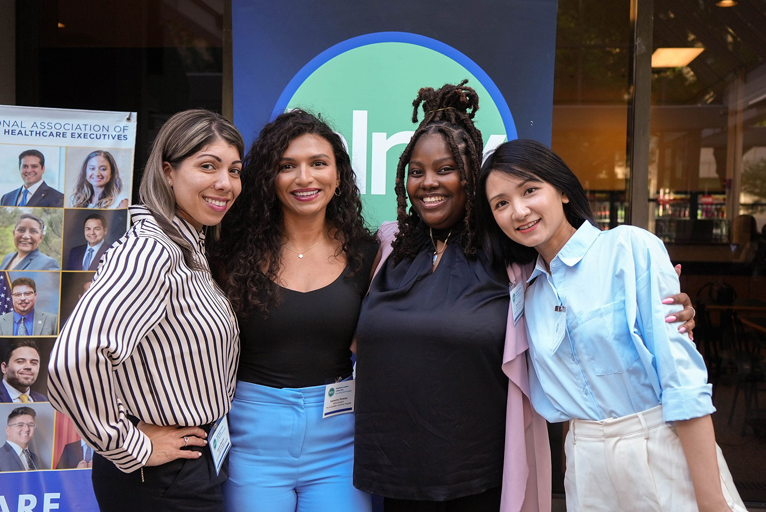 M.S. in Health Administration Students at Health Leaders of NY Event