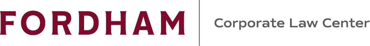 Horizontal Fordham Law CLC Pipe Logo Maroon Gray