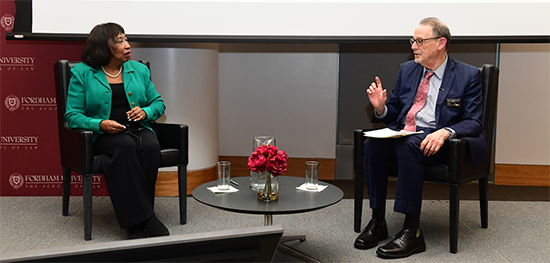 photo of Hon. Bernice Donald (ret.) and Prof. J. Brudney