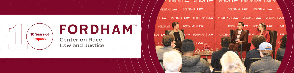 Center Race Law Justice 10 year anniversary banner 2026